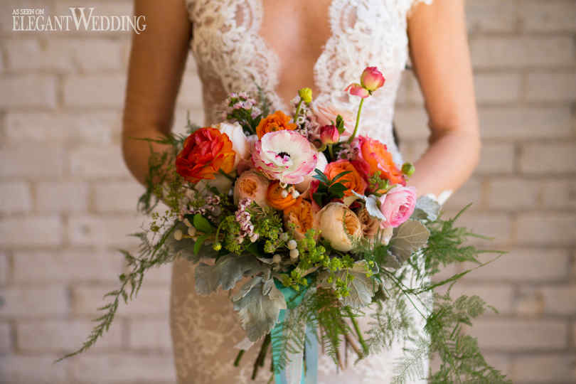 ORANGE & GOLD BOHEMIAN PRINCESS WEDDING