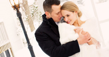 Romantic Winter Wedding in Bromont