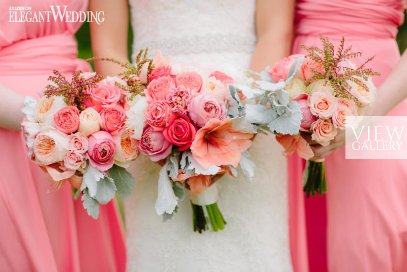 Perfectly Pink Rustic Barn Wedding