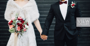 Vintage 1920s Christmas Wedding