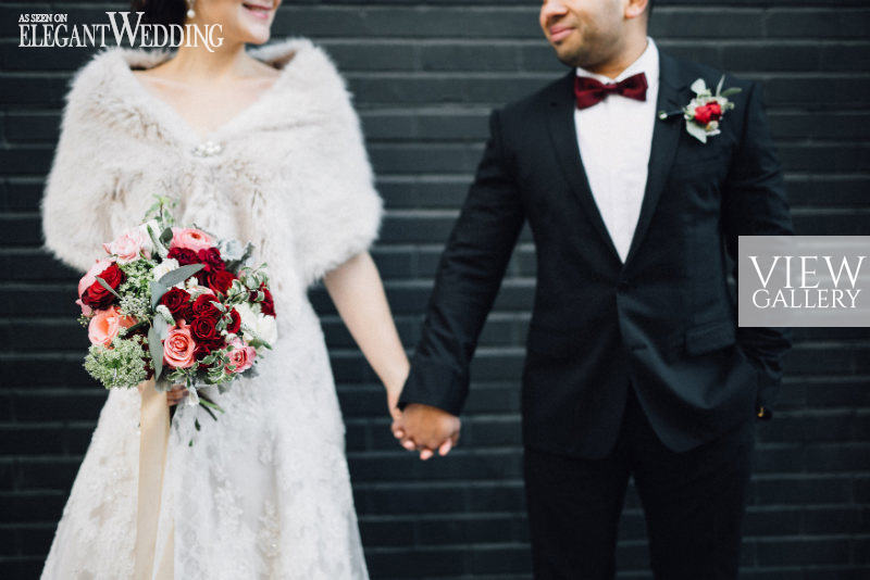 Vintage 1920s Christmas Wedding