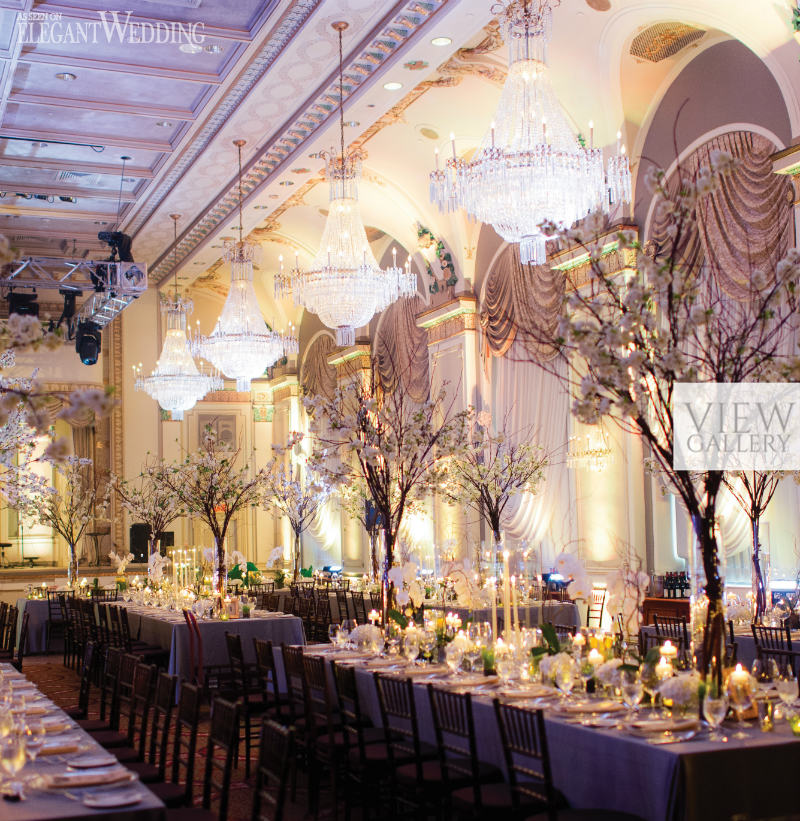 Enchanted Garden Wedding at the Chateau Frontenac