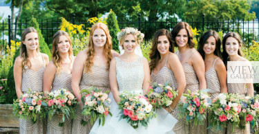 Pink Wildflower Wedding In The Fall