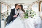 An Elegant Wedding Filled With Red Roses