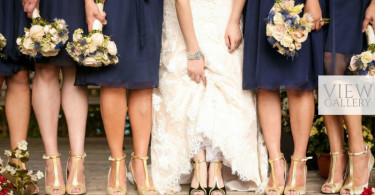 Navy & Gold 1920s Glam Wedding