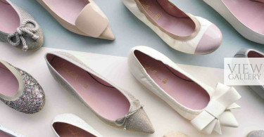 Pretty Ballerinas Shoe & Clutch Bridal Collection