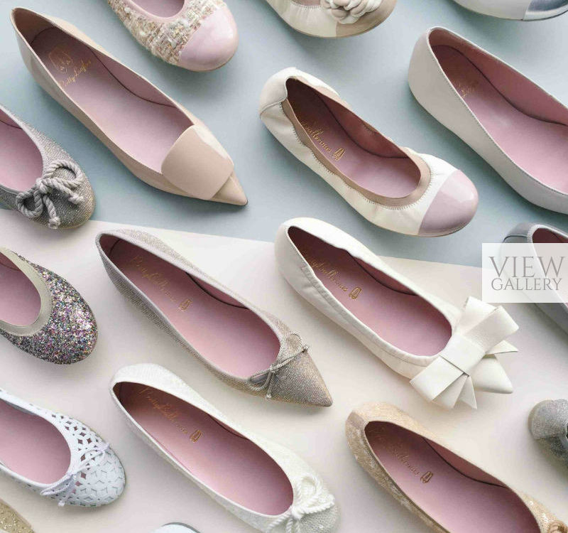 Pretty Ballerinas Shoe & Clutch Bridal Collection