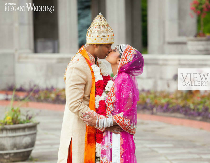 Vibrant Indian Wedding By The Falls