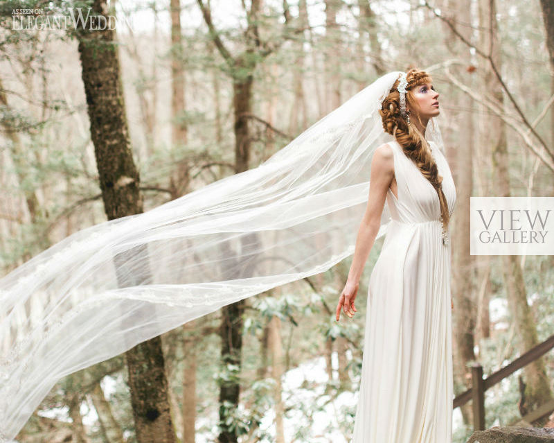 Woodsy Winter Bridal Inspiration