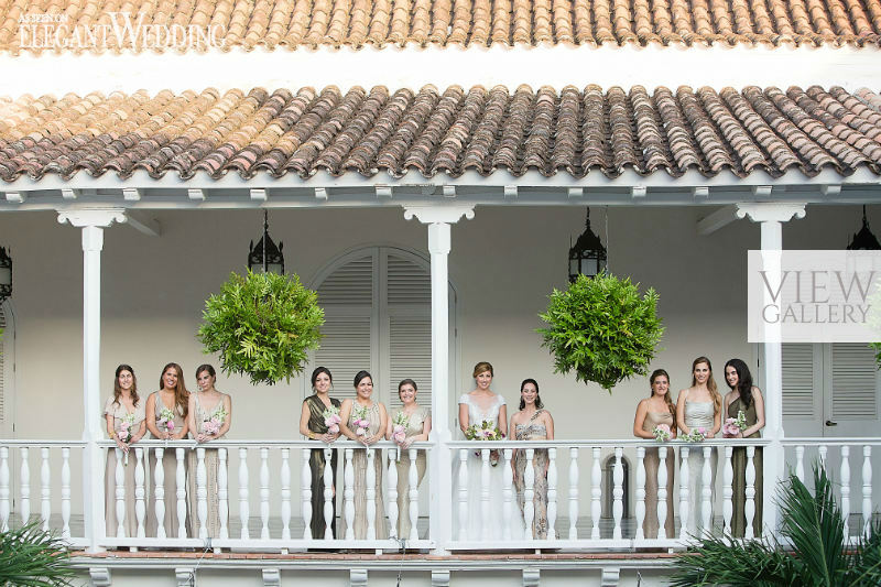 Modern Garden Wedding in Colombia