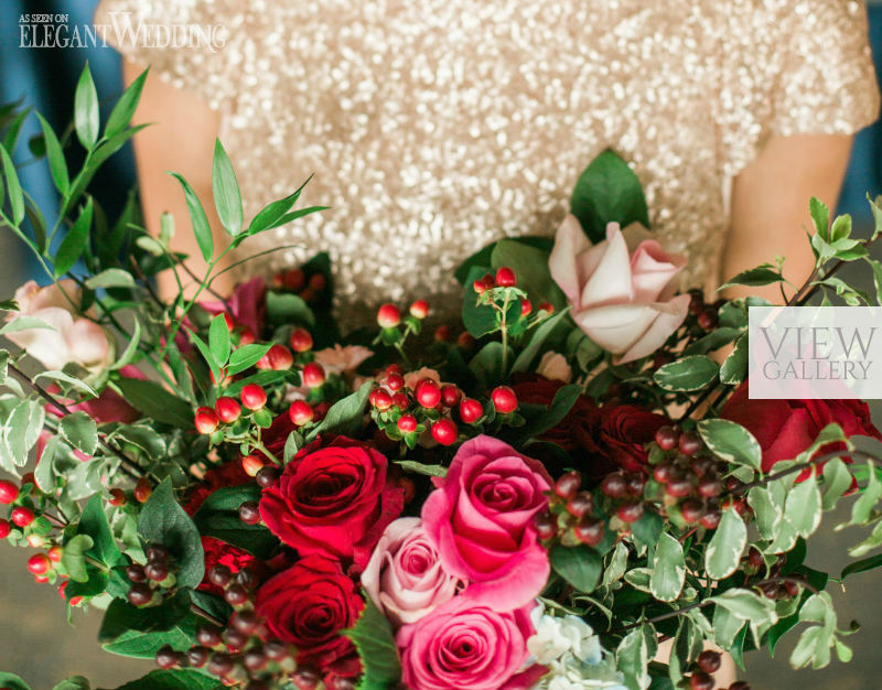 Spring Wedding Inspiration Using Berry Tones