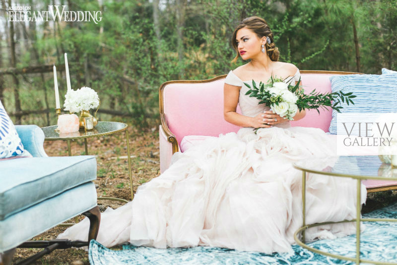 Southern Vintage Glam Wedding Inspiration