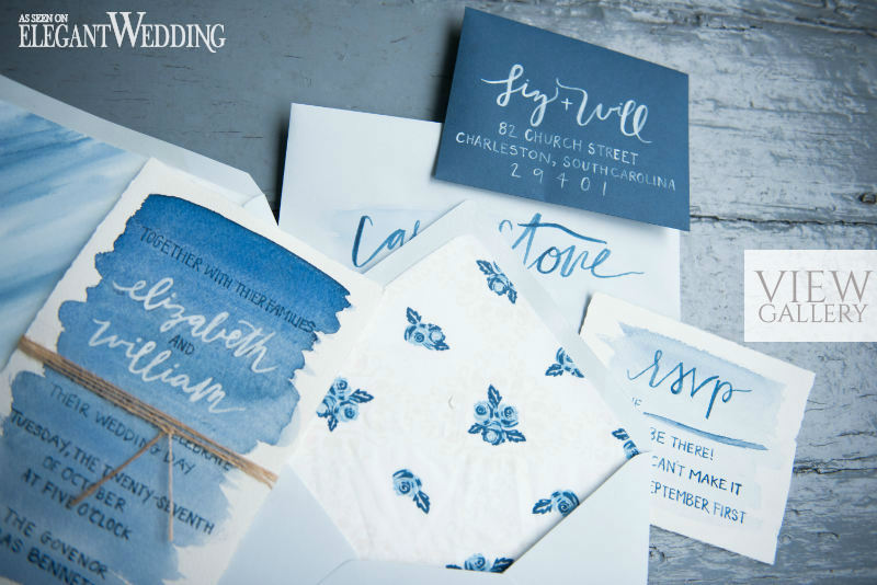 Delft Blue Garden Party Wedding Inspiration