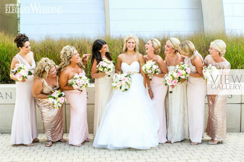 Sparkly Blush Wedding in Kansas City