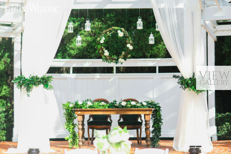 Elegant Greenery-Filled Wedding at a Florida Estate