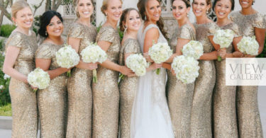 Glamorous Gold Wedding in California