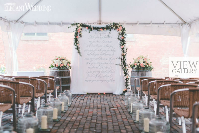 Pretty Pink Vintage Wedding