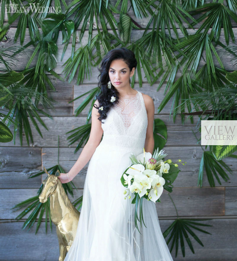 Tropical Wedding Ideas in the City