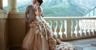 Beautiful Burgundy Banff Wedding