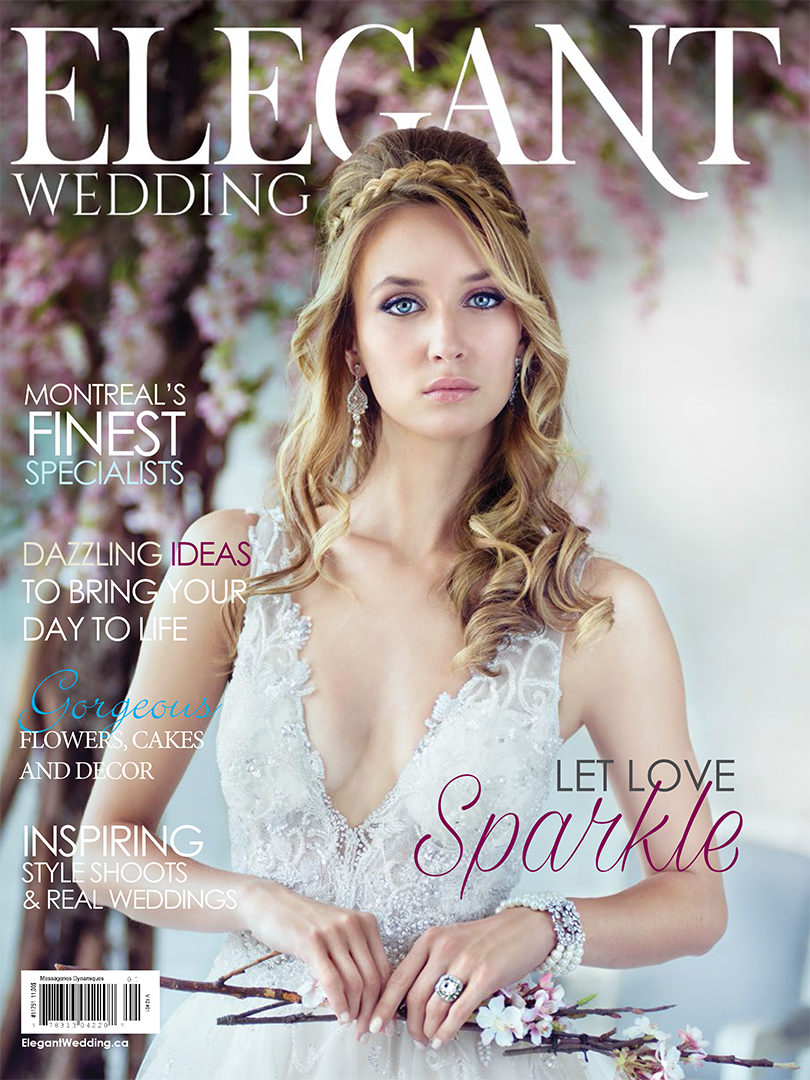 Montreal S/F 2016 Cover of Elegant Wedding Magazine