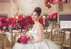 Ballerina Wedding style shoot with bride wearing a hayley pagie gown