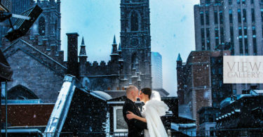 Winter wondrland wedding in Montreal