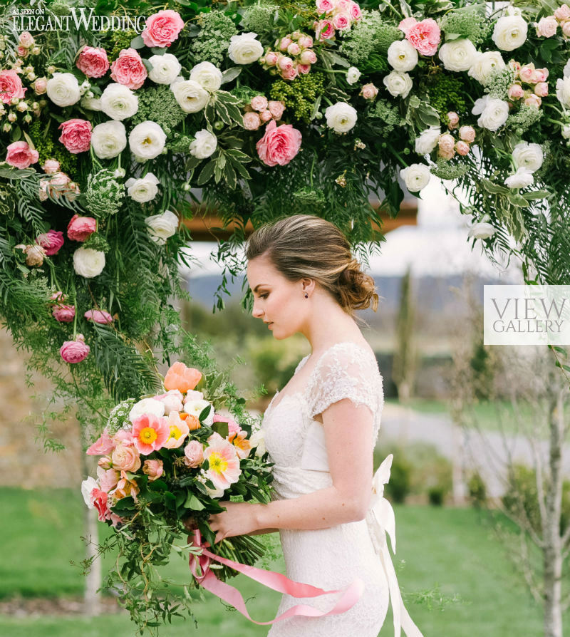 Vintage Cherry Blossom Wedding Inspiration