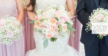 Pretty Pink Wedding Bouquets