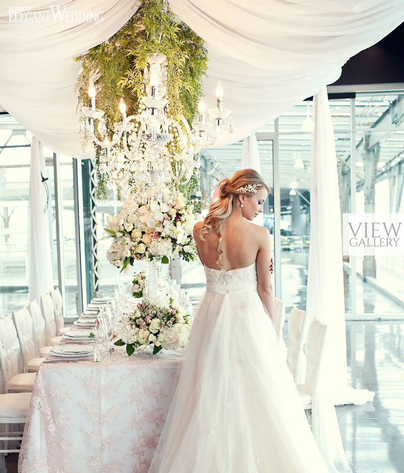 Luxurious Indoor Garden Wedding Inspiration