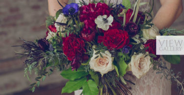 Rustic Indoor Wedding With Greenery