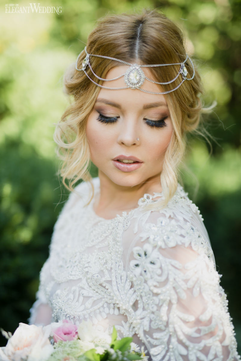 Boho Headpiece For A Bride