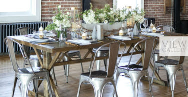 Rustic sweetheart table