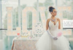 Modern Wedding Sweet Table With Marquee