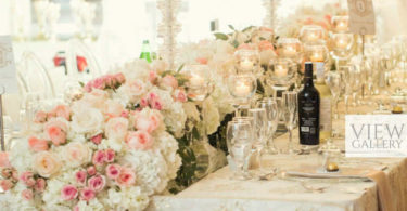 Pink Floral Runner Table Ideas