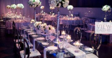 White Wedding Centrepieces