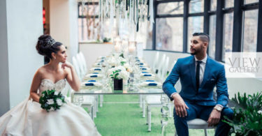 Bride and Groom Head Table