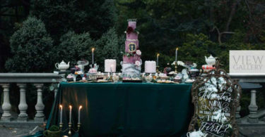 Dark Alice In Wonderland Wedding Inspiration