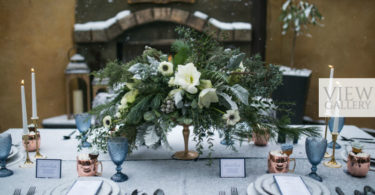 Snowy Outdoor Winter Wedding Inspiration