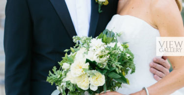 Elegant Black-Tie Wedding with Greenery