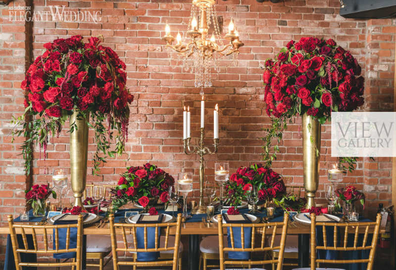 Rich Red & Gold Wedding Ideas