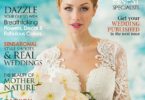 wedding magazine cover for elegant wedding