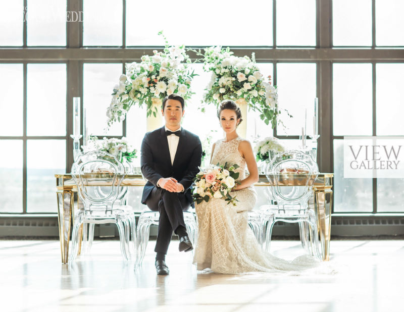 Glamorous Indoor Garden Wedding