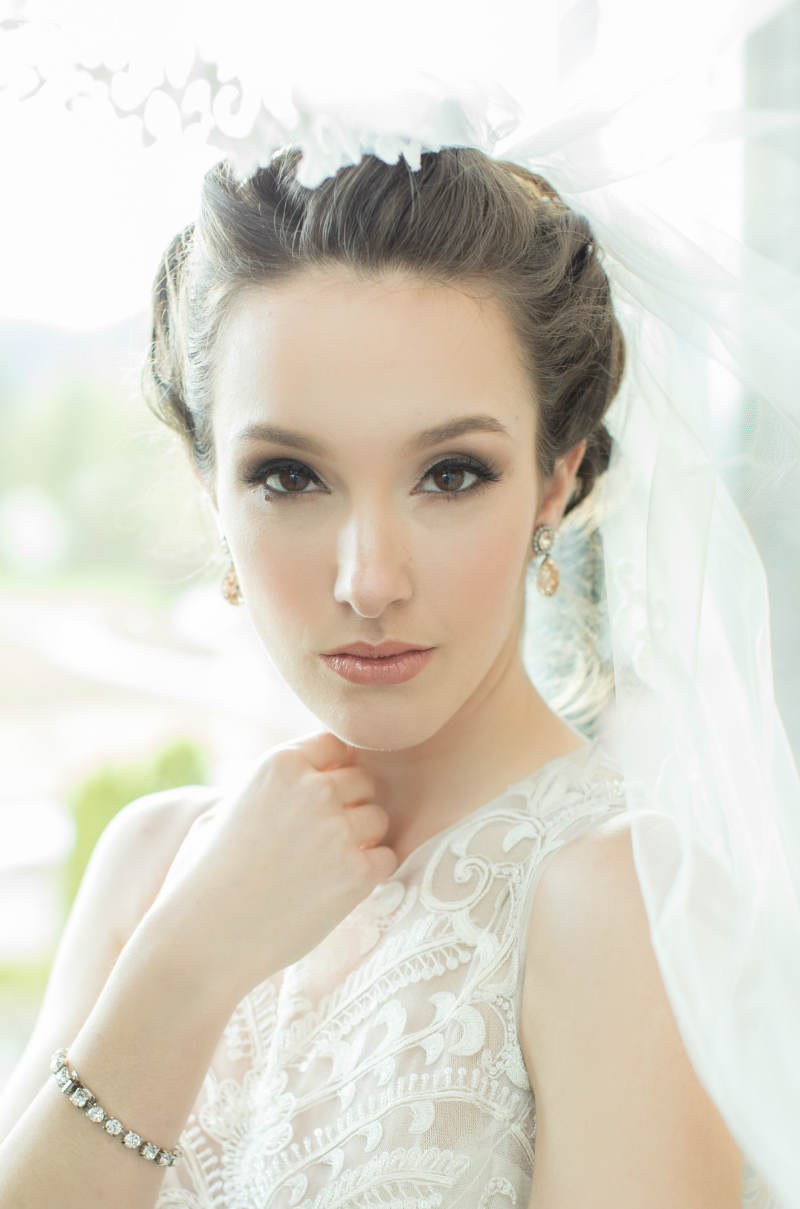 Brunette Bridal Updos