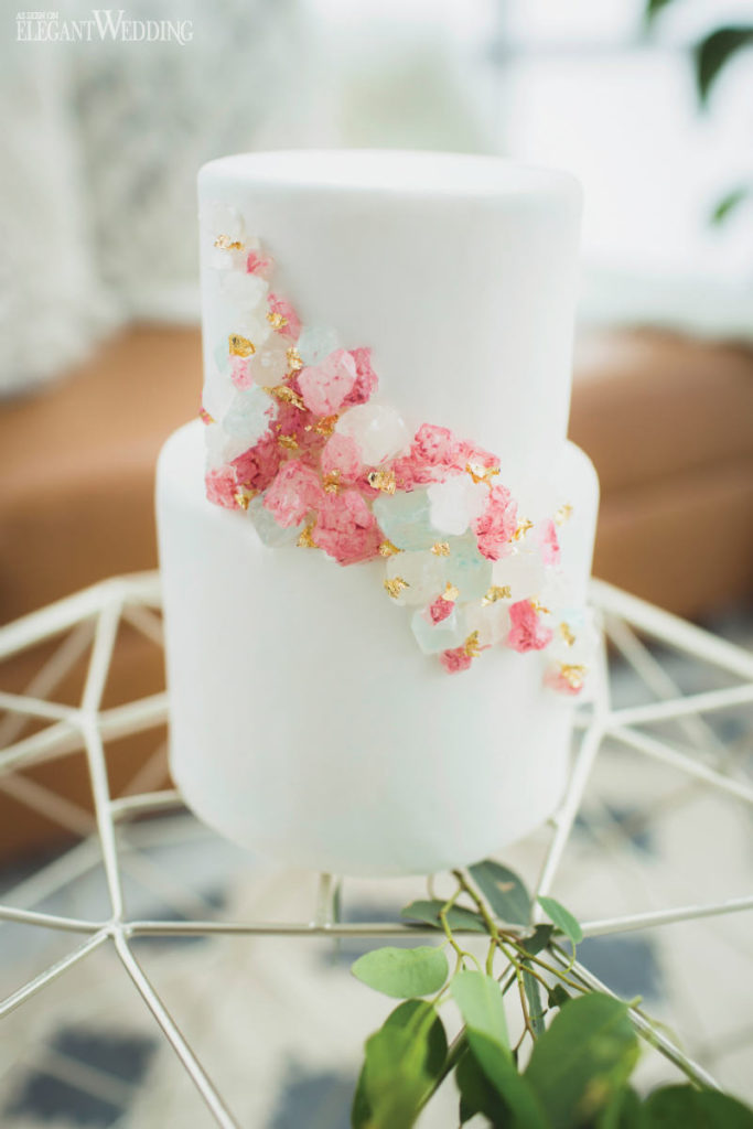 Geode Wedding Cakes