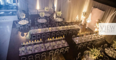 Modern Ballroom Wedding Filled with Candles