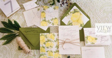 Lemon-Inspired Wedding Theme