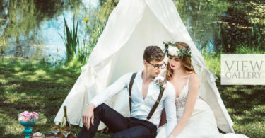 Bohemian Teepee Wedding Ideas