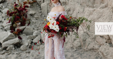 Dramatic Burgundy Wedding Inspiration