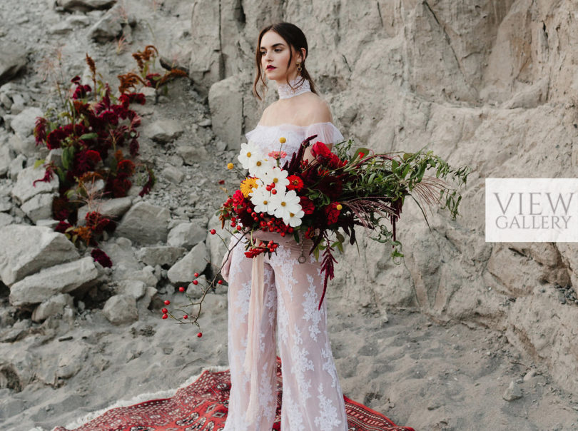 Dramatic Burgundy Wedding Inspiration