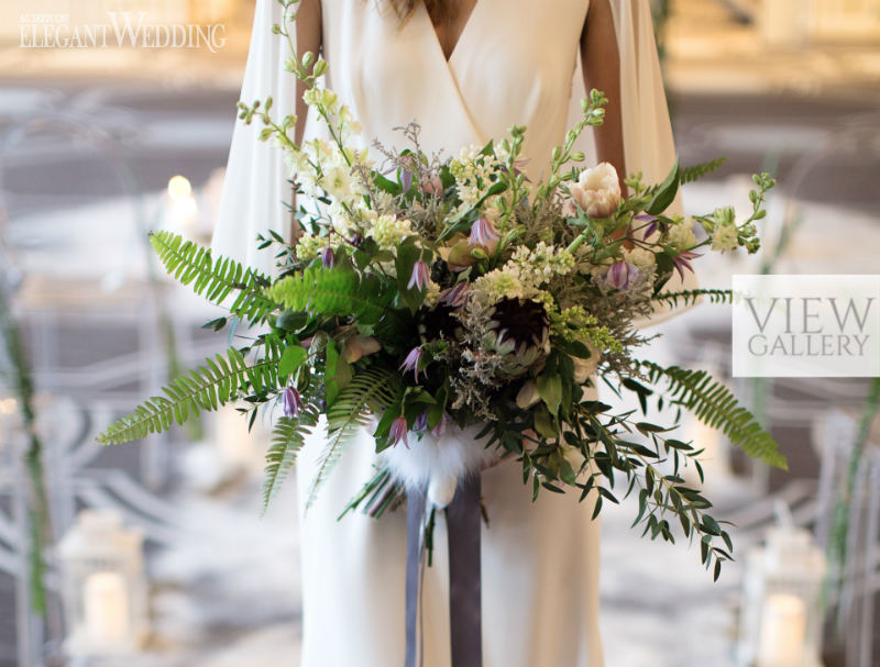 Grey and Gold Winter Wedding Inspiration